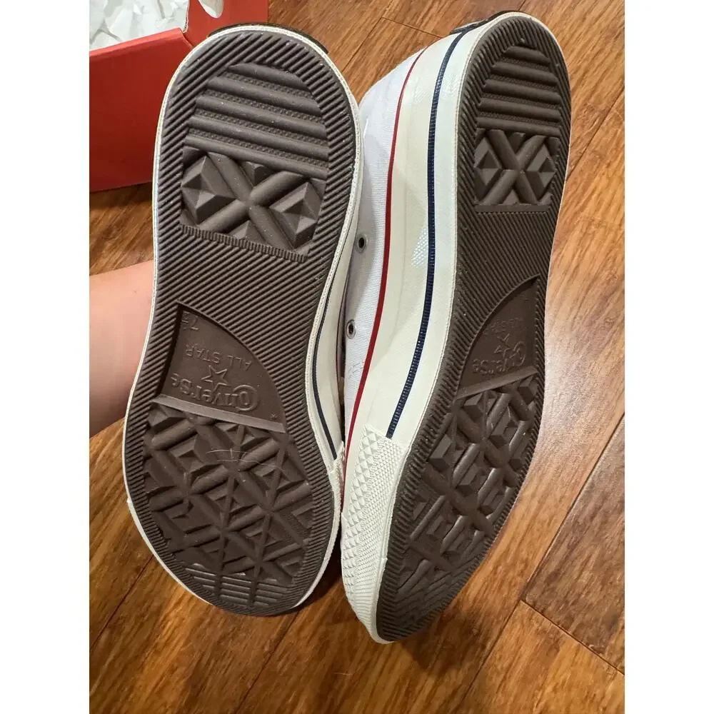 Converse Unisex Chuck 70  Canvas High Top Shoes White Women 9.5 Men 7.5 162056C